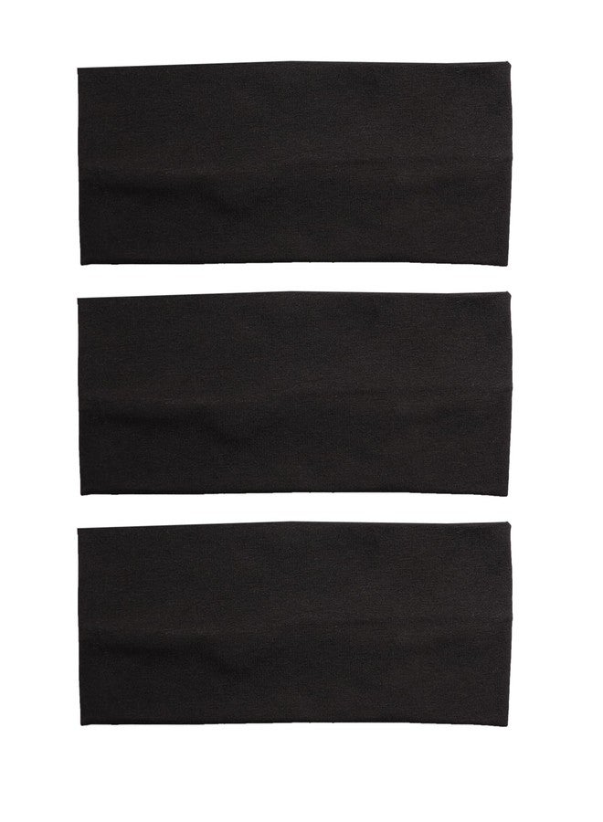 RJMBMUP Headbands for Women 3 PCS Cotton Non Slip Hair Bands Sweat Thick Headband Hair Accessories - Image 1